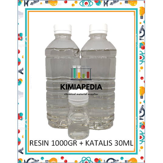 Resin Bening UPR 108 1Kg + Katalis 30ml