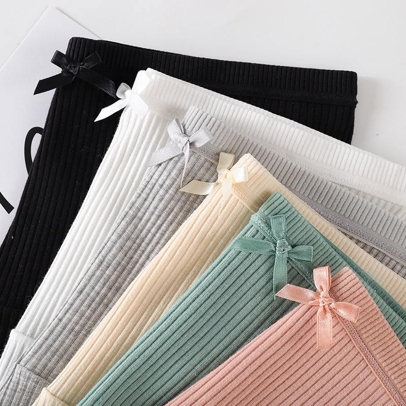 Brasay Celana Dalam Fashion Wanita Renda Underwear Wanita Bahan Katun Motif Pita 2019