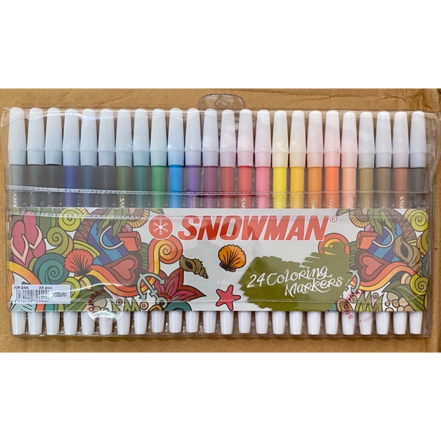 

Snowman Marker 24 Color / Spidol Snowman 24 W