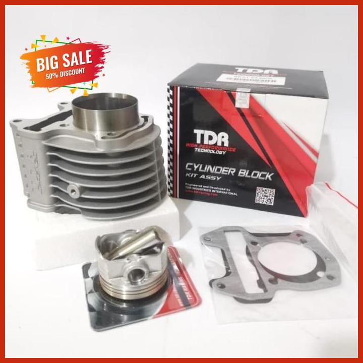 Lestari Motor2// Blok Bore Up Set Beat Karbu Scoopy Karbu 54.5Mm Original Tdr Racing