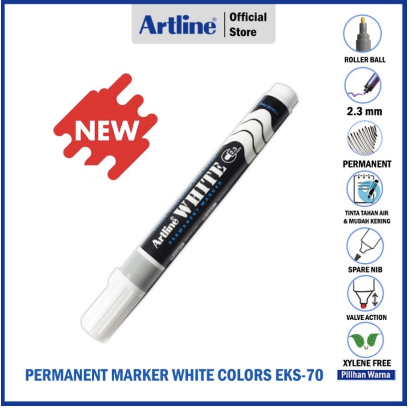 

SPIDOL ARTLINE PERMANENT MARKER 2.3MM EKS-70 - Putih