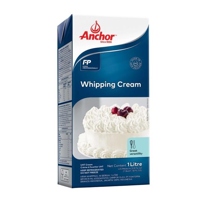 

(BISA COD) anchor whipping cream 1lt