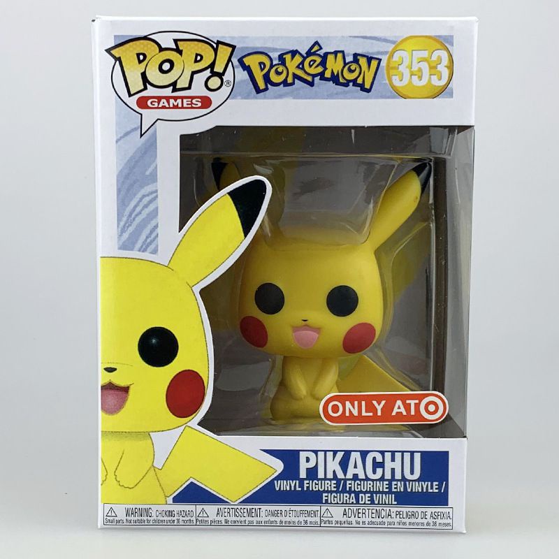 【New！！！】Funko Pop Pokemon Action Figure Pikachu Bulbasaur Charmander Squirtle Kids Toys