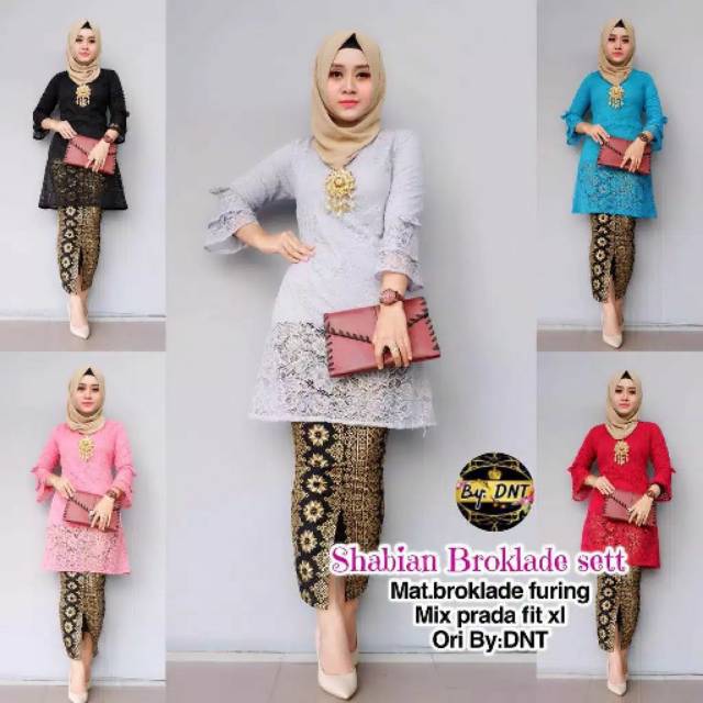 BATIK SHABIAN BROKAT SET BROKAT FURING BATIK WISUDA BATIK MODERN BROKAT SETELAN WANITA BATIK SERAGAM