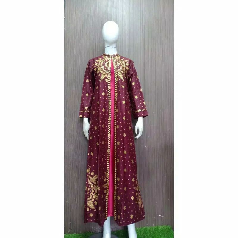 GAMIS MOTIF BATIK SONGKET PALEMBANG