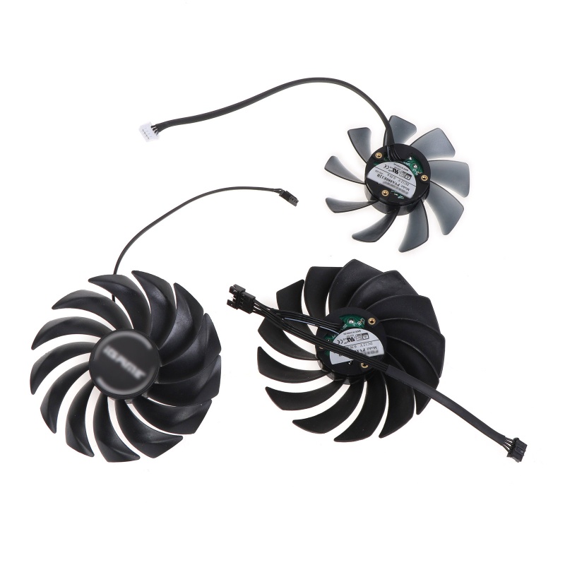 Bt PVA080E12R 12V 4P VGA Fan Graphics Card Cooler Fan Untuk GeForce RTX3060 Warna-Warni