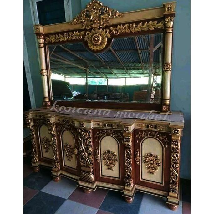 Meja Rias/Tolet Jati Mewah