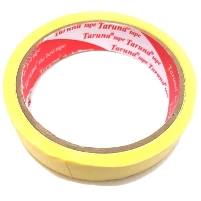 Masking tape 1inch 12 meter lakban kertas isolasi solatip paper tip