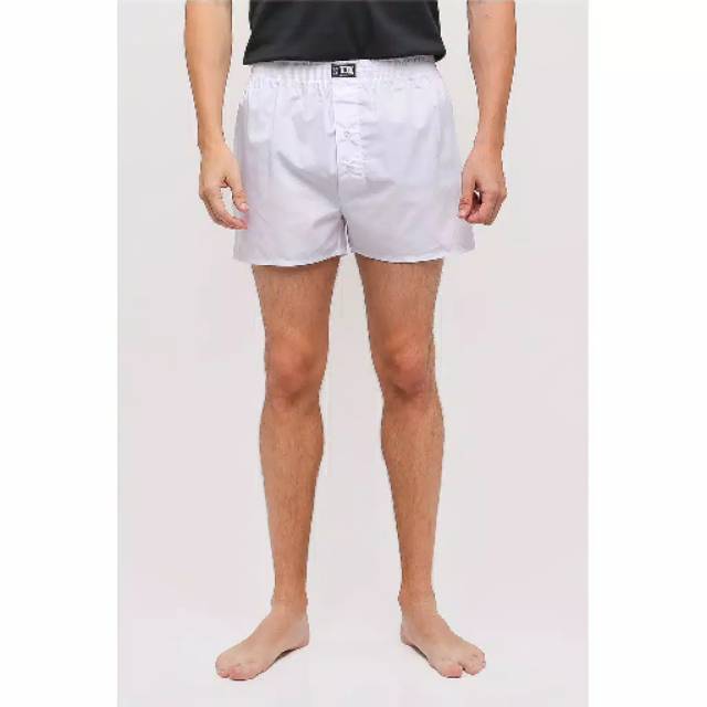 Gt Man boxer polos putih  BX 01 size M . L . XL