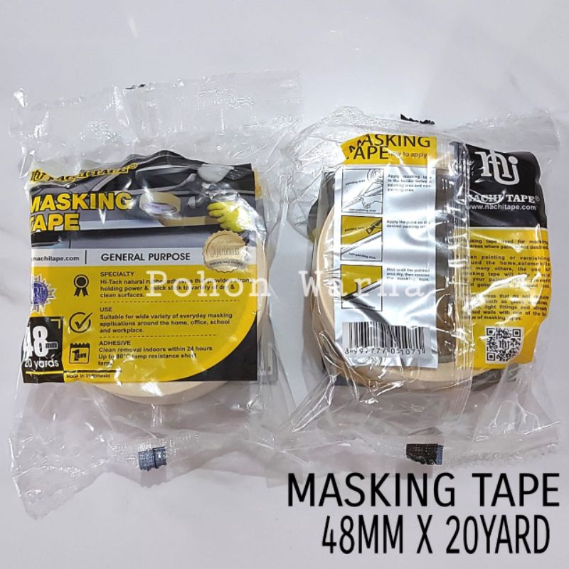 

Masking Tape 48mm x 20 yard