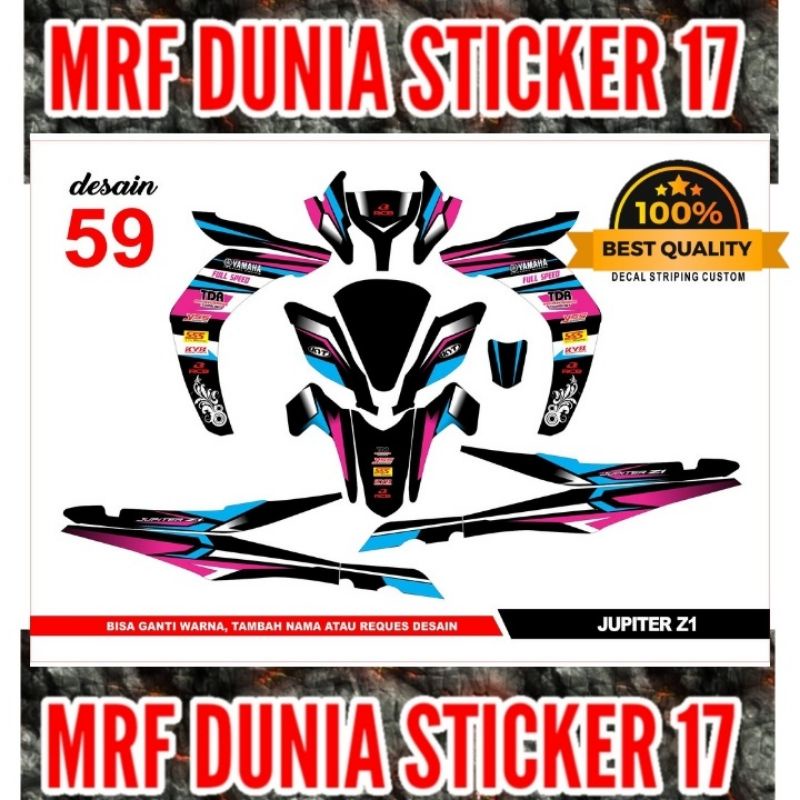 Sticker decal Jupiter Z1 Full Body Striping Jupiter Z1 Sticker Jupiter Z1 Sticker Jupiter Z1 59