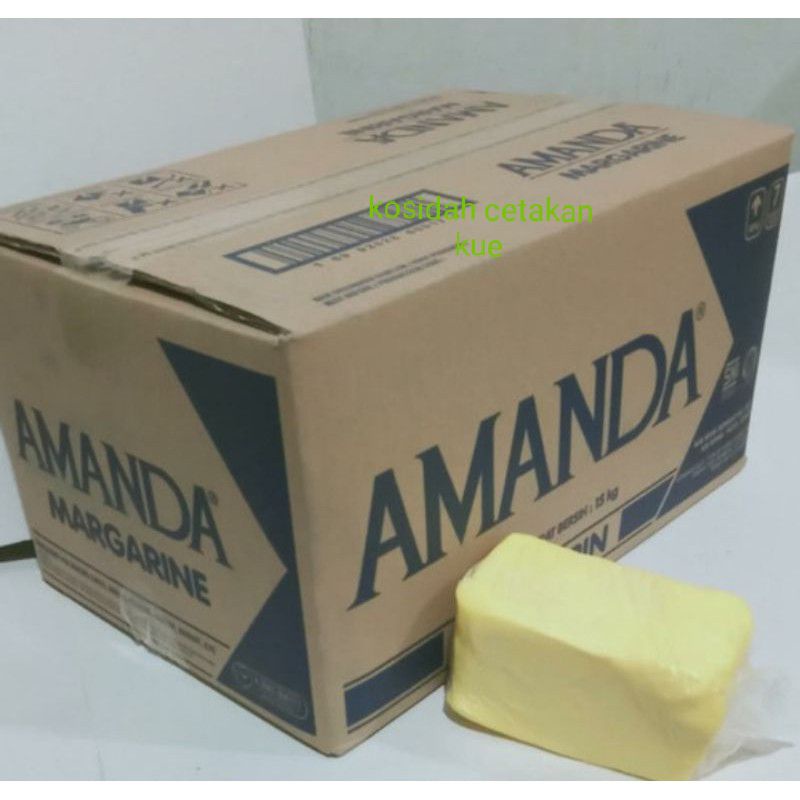 

jual Amanda margarine krim repack 250 gr