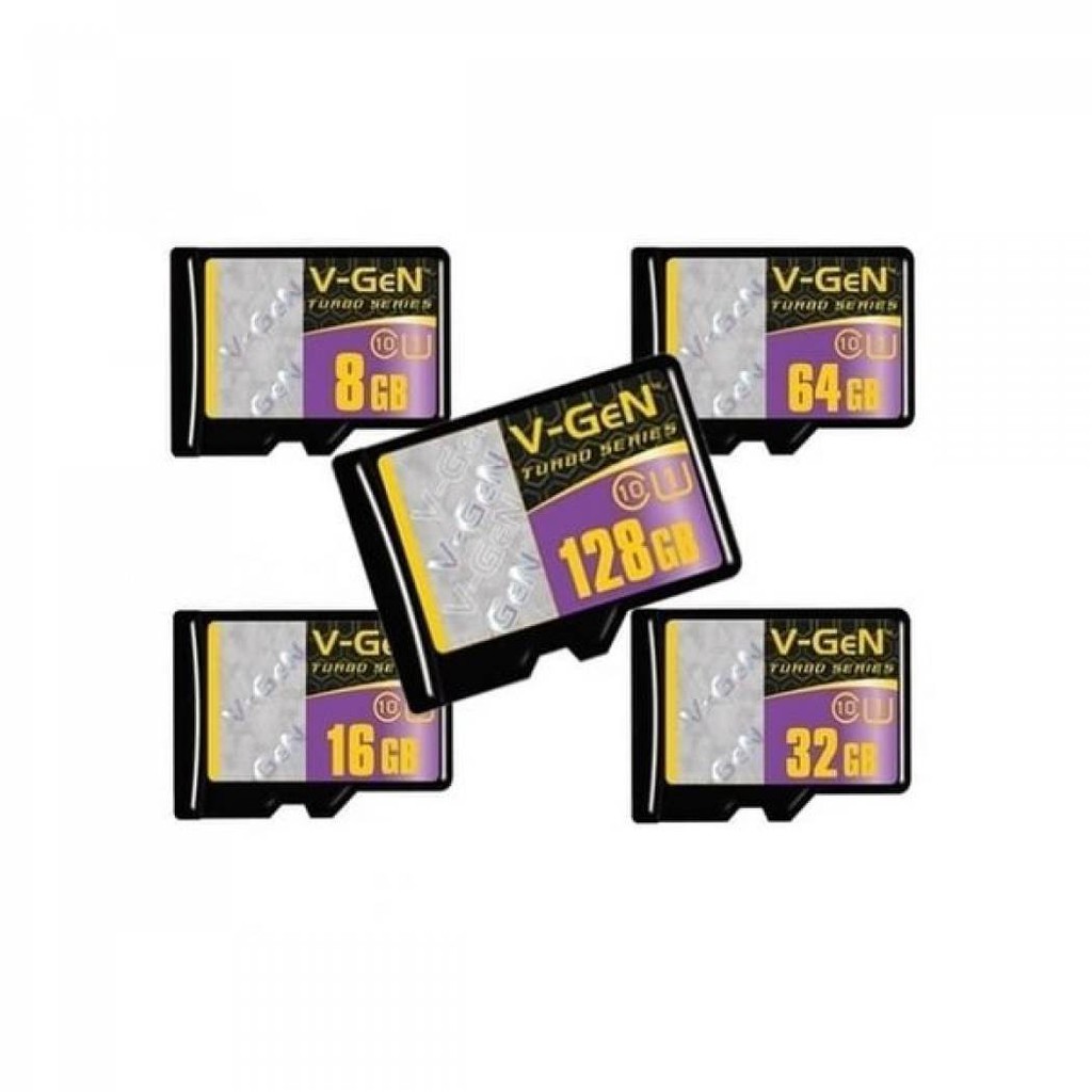 Micro SD V-gen Memory Card Class 10 Turbo Vgen Original