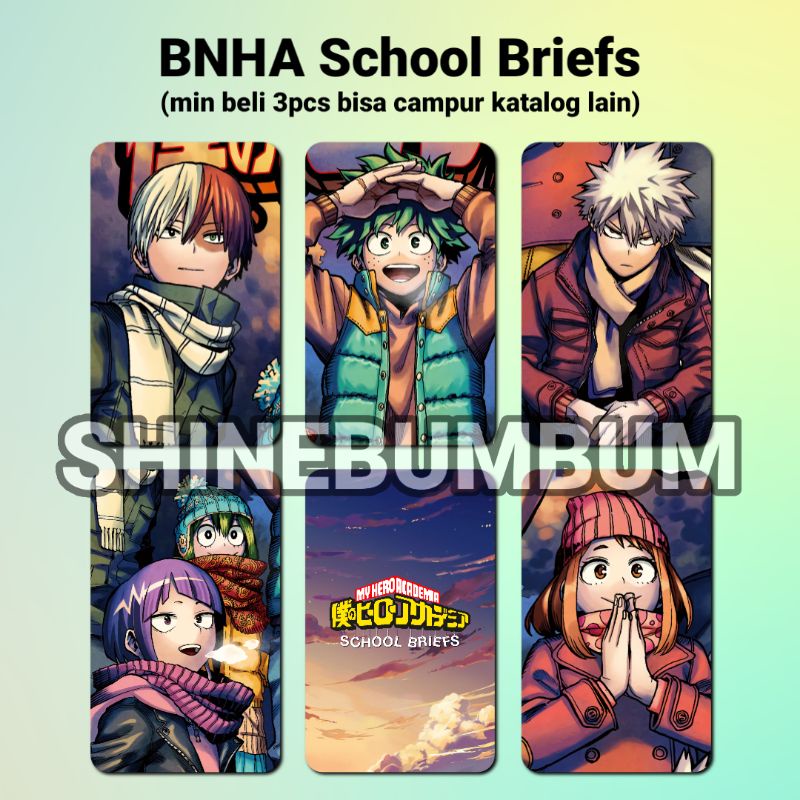 Photocard Anime Boku no Hero Academia School Briefs (min 3)