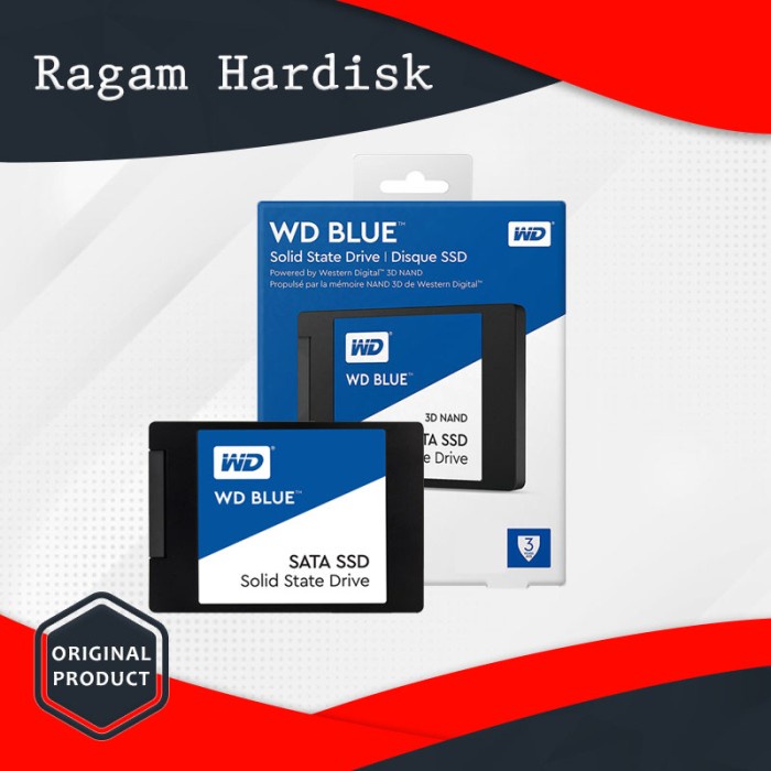 SSD WD 500GB BLUE