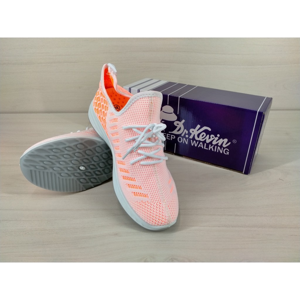 DR.KEVIN/589-023 PUTIH ORANGE/SEPATU WANITA/SEPATU SNEAKERS