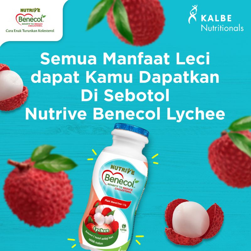 NUTRIVE BENECOL - MINUMAN MENURUNKAN KOLESTEROL - BUANG LEMAK JAHAT