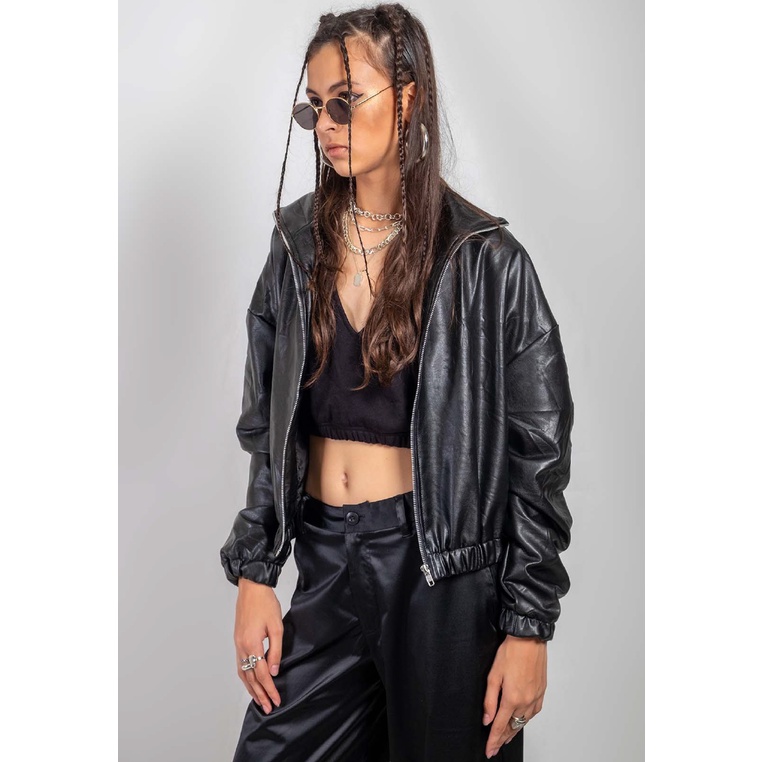 OCWA MILAN FAUX LEATHER JACKET