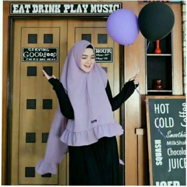 KHIMAR REMPEL JUMBO BELAH TANGAN / KHIMAR REMPEL BELAH TANGAN