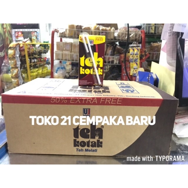 

(BISA COD) Ultra Teh Kotak 1 Karton isi 24 Pcs | Melati Jasmine Dus 200 ml Murah