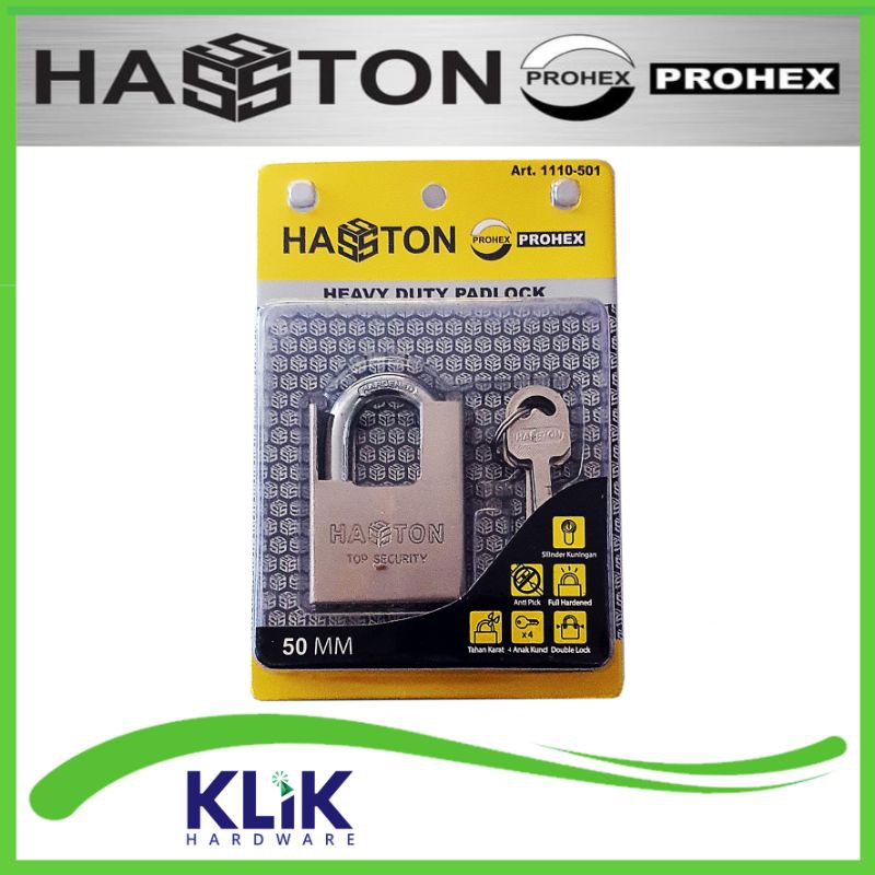 Hasston Prohex Gembok Jaket Premium 50 mm