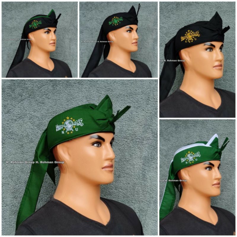 blangkon logo NU / blangkon / blangkon jawa / udeng / blangkon jogja / udeng jawa / udeng batik / bo