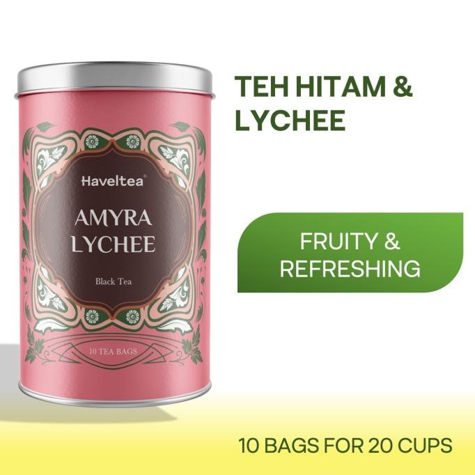

(BISA COD) AMYRA LYCHEE | Big Tin | Haveltea | Lychee Tea | Premium Fruit Tea TERBARU Kode 703
