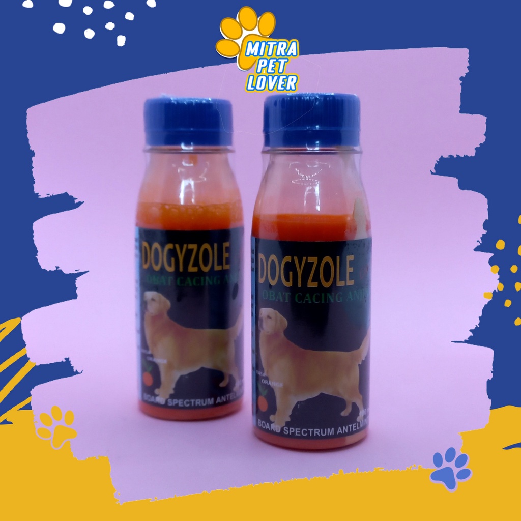 OBAT CACING ANJING - DOGYZOLE LIQUID 100 ML ORIGINAL - OBAT CACING SIRUP AMAN UNTUK ANJING DOG PUPPIES - EFEKTIV - AMPUH - PET ANIMAL HEALTHCARE AND VETERINARY TAMASINDO OBAT KESEHATAN DAN VITAMIN TERNAK HEWAN BINATANG PELIHARAAN MITRAPETLOVER