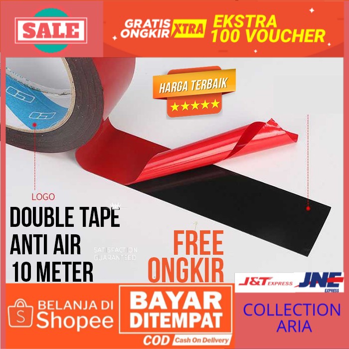 

DOUBLETIP ANTI AIR 10 METER SERBAGUNA TEMPEL TAPE KAYU BESI PLASTIK 3M DOBEL TIP DOBELTIP PEREKAT 10