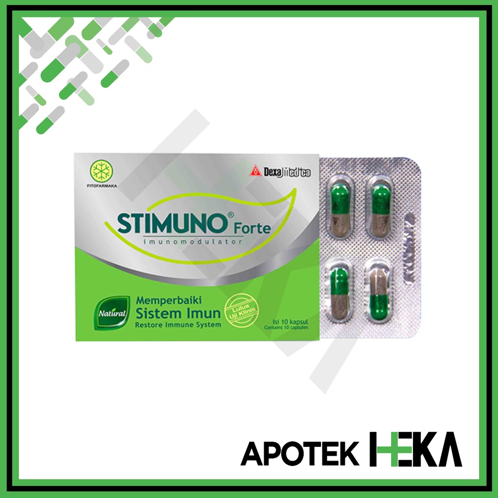 Stimuno Forte Kapsul isi 10 Tablet - Menjaga Sistem Imun (SEMARANG)