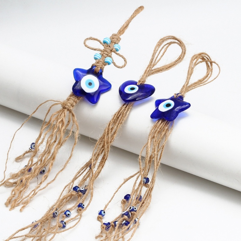 Zzz Liontin Manik-Manik Evil Eye Gaya Turki Untuk Aksesoris Perhiasan