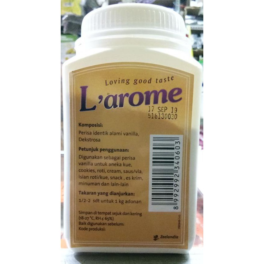 

L'arome perisa vanilla susu (powder) 100gr