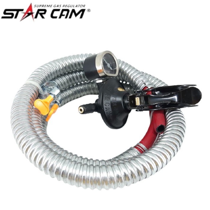 Star Cam SC-23MSS Regulator Gas dengan Selang SC-T12RMS