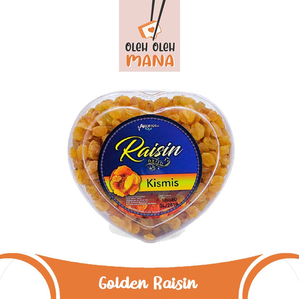 

SKV Kismis Golden Raisin 250 gr Manis Oleh oleh Haji Umroh Kemasan Toples
