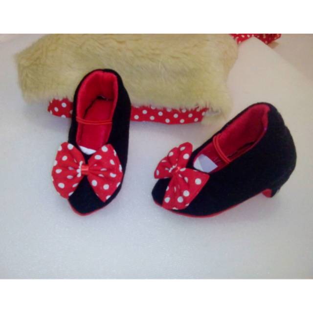 Sepatu heels bayi(minimouse)