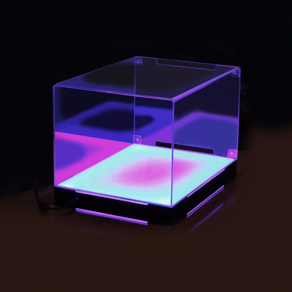 Box sepatu akrilik Led / box led / box sepatu / box sepatu akrilik