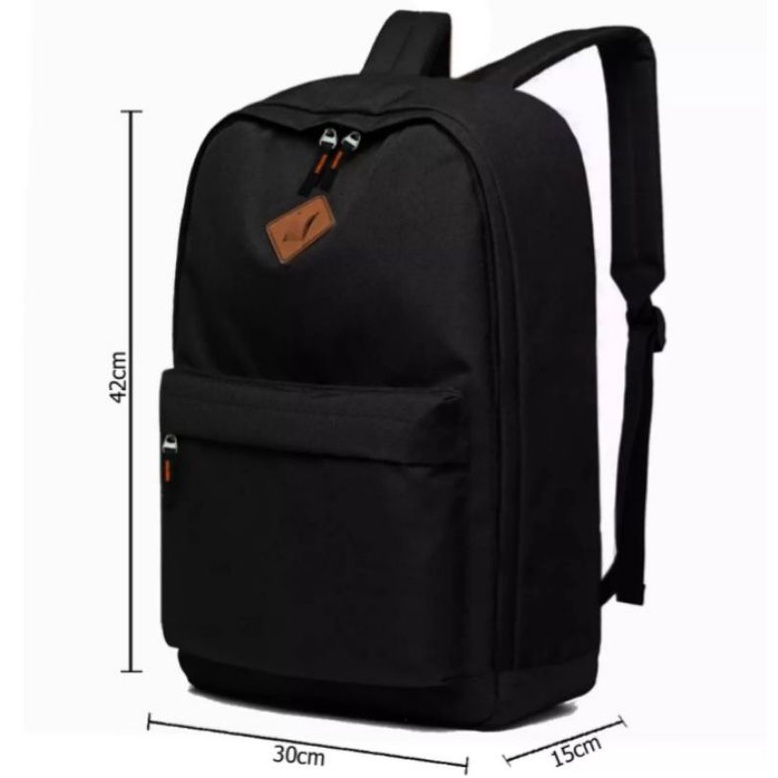 DiSTRO klub New Arrival- Tas sekolah Backpack up to- Tas pria Tas wanita-Hitam