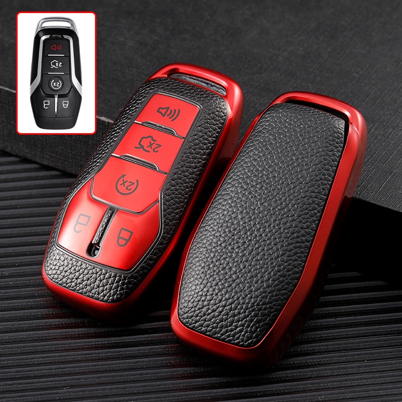 Casing Kunci Remote Mobil Bahan TPU Untuk Ford Fusion Mondeo Mustang F 150 Explorer Edge 2015 2016 2017 2018