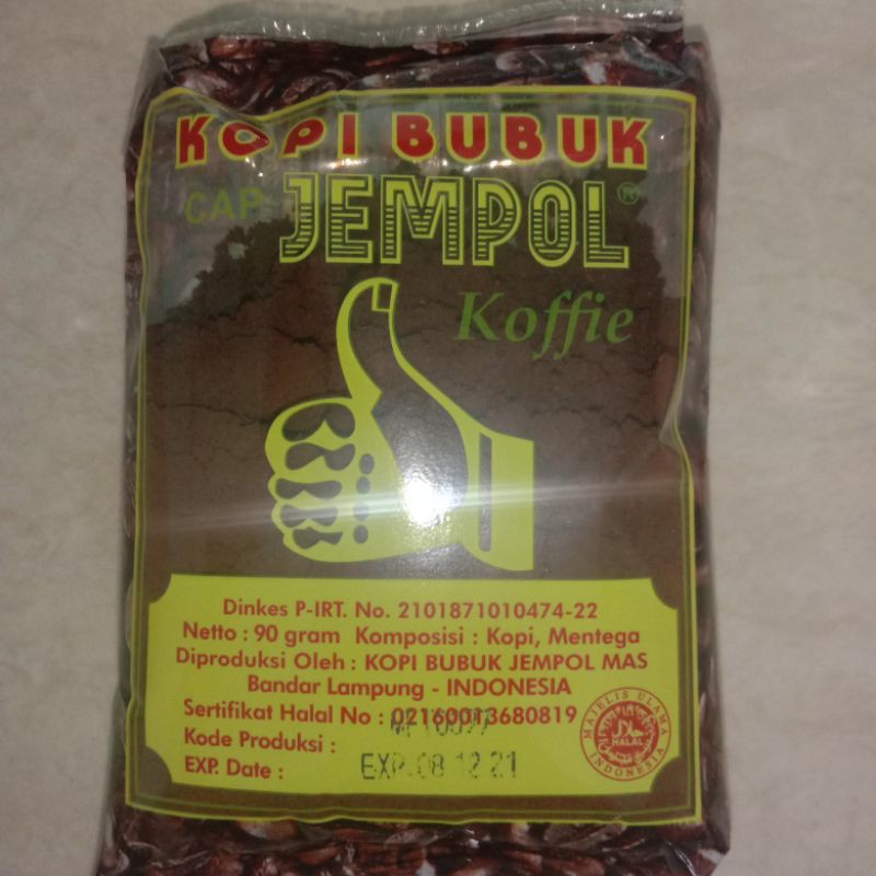 

Kopi Jempol Asli Lampung 90 gram