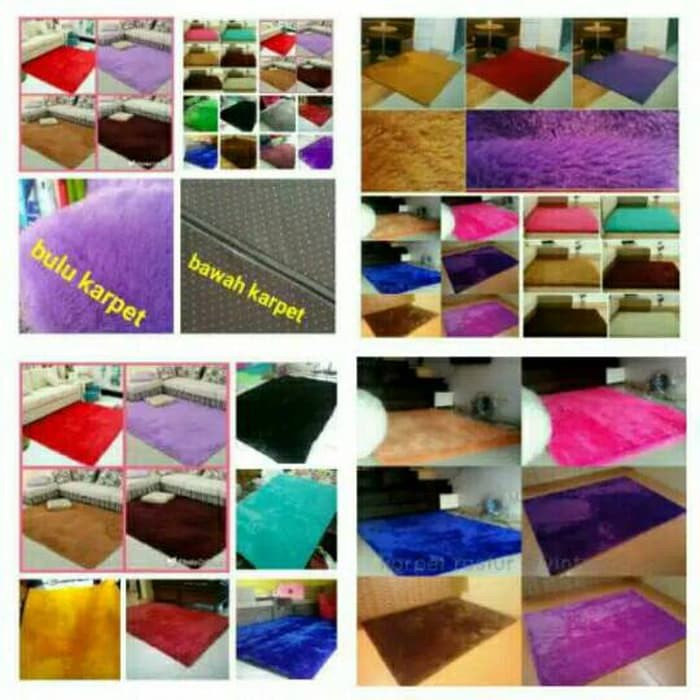 Karpet busa kain bulu rasfur 150 x 200