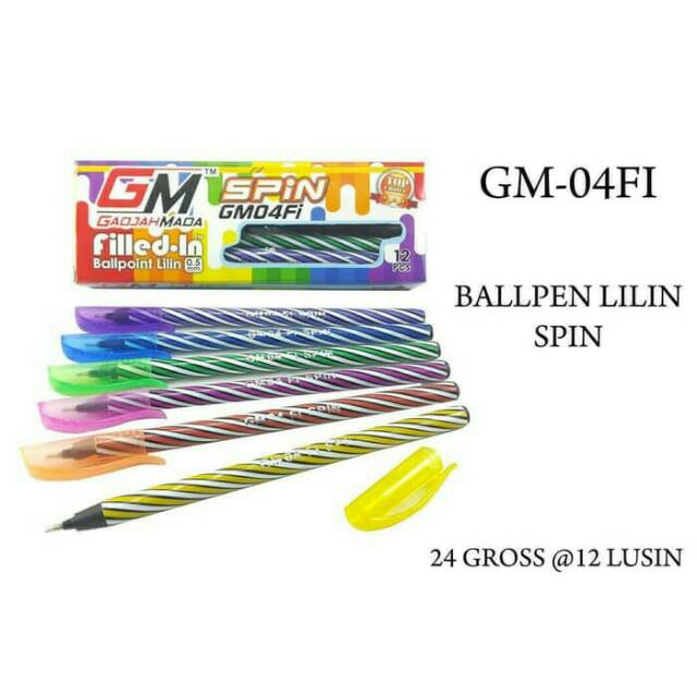 

12pcs pulpen lilin - pena /Ballpoint /Bolpen unik