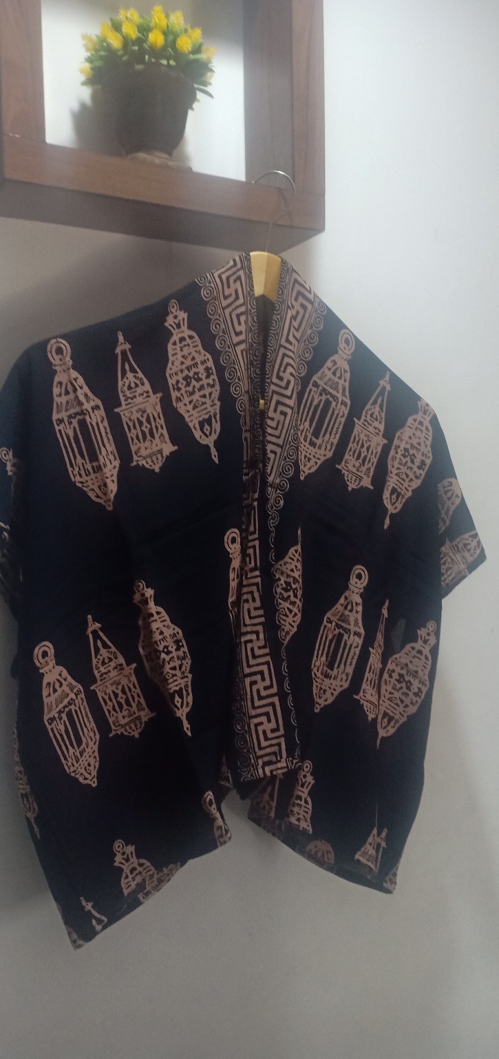 Outer Batik Wanita Modern Bolero - Lampion Ramadhan