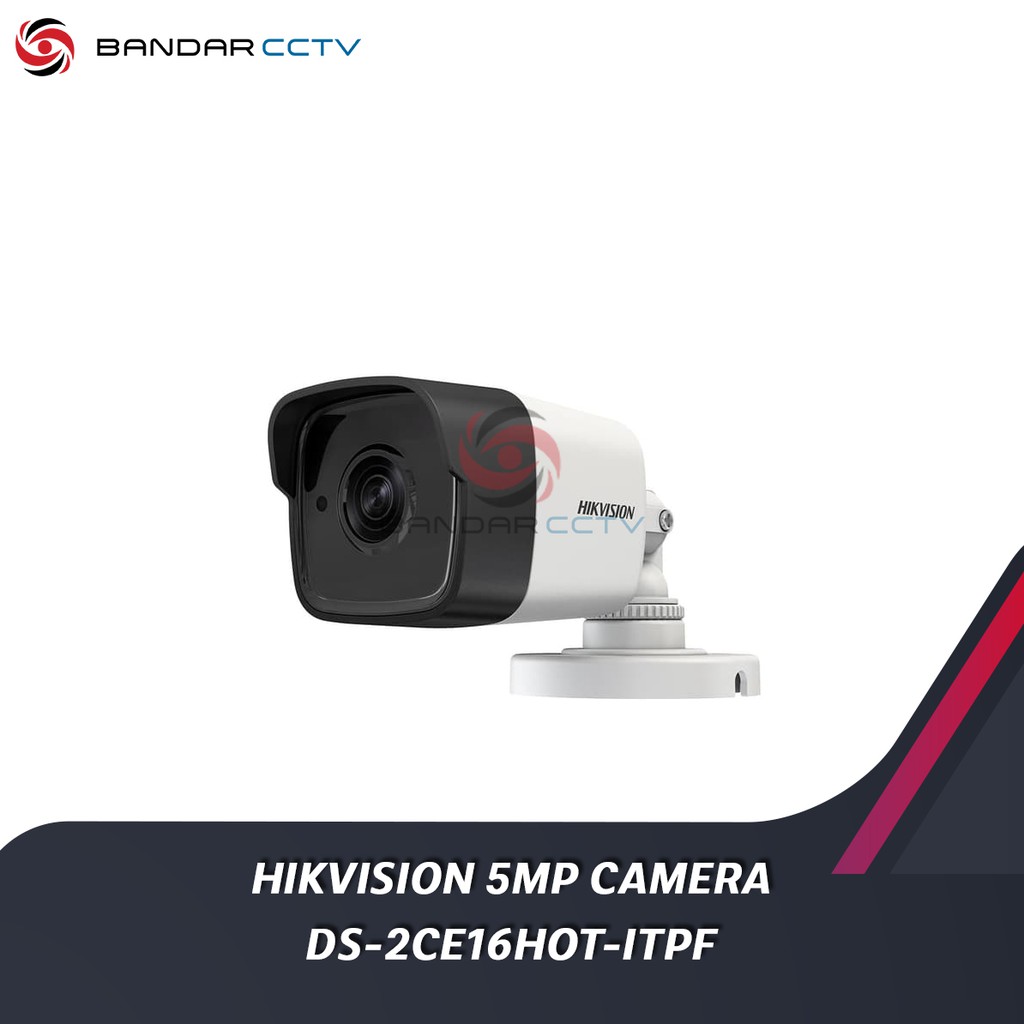 HIKVISION 5MP FIXED MINI BULLET CAMERA DS-2CE16HOT-ITPF