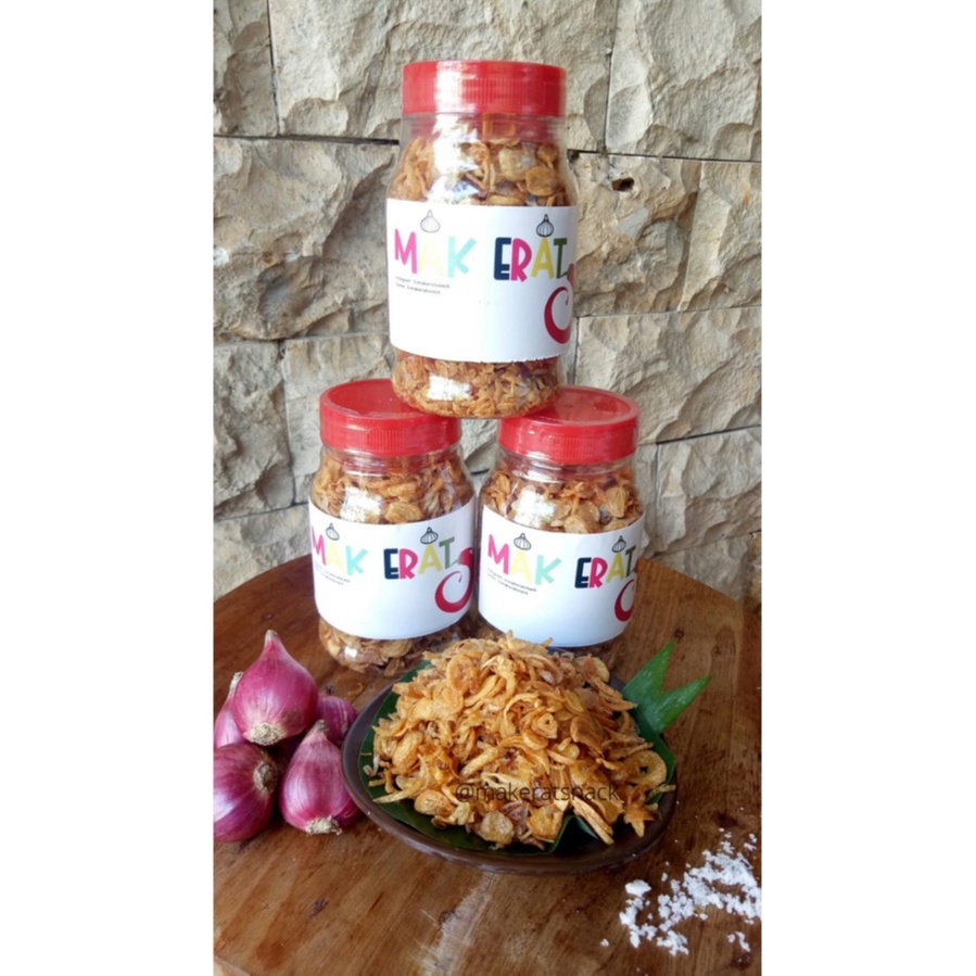 

[COD] BEST SELLER Bawang Goreng Murni Mak Erat