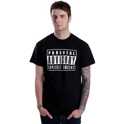 KAOS Parental Advisory Explicit Content T SHIRT DISTRO