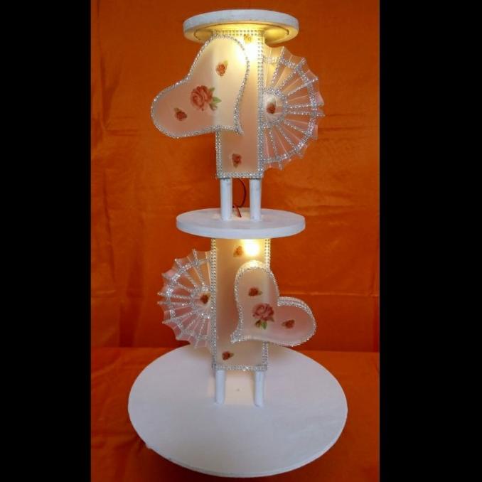 ] 3 Susun/ Tingkat Pajangan Alas Tatakan Kue Tart/ Cake Stand Pengantin