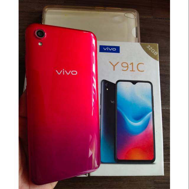 Vivo Y91c 2 32gb Sunset Red Second Joss Shopee Indonesia