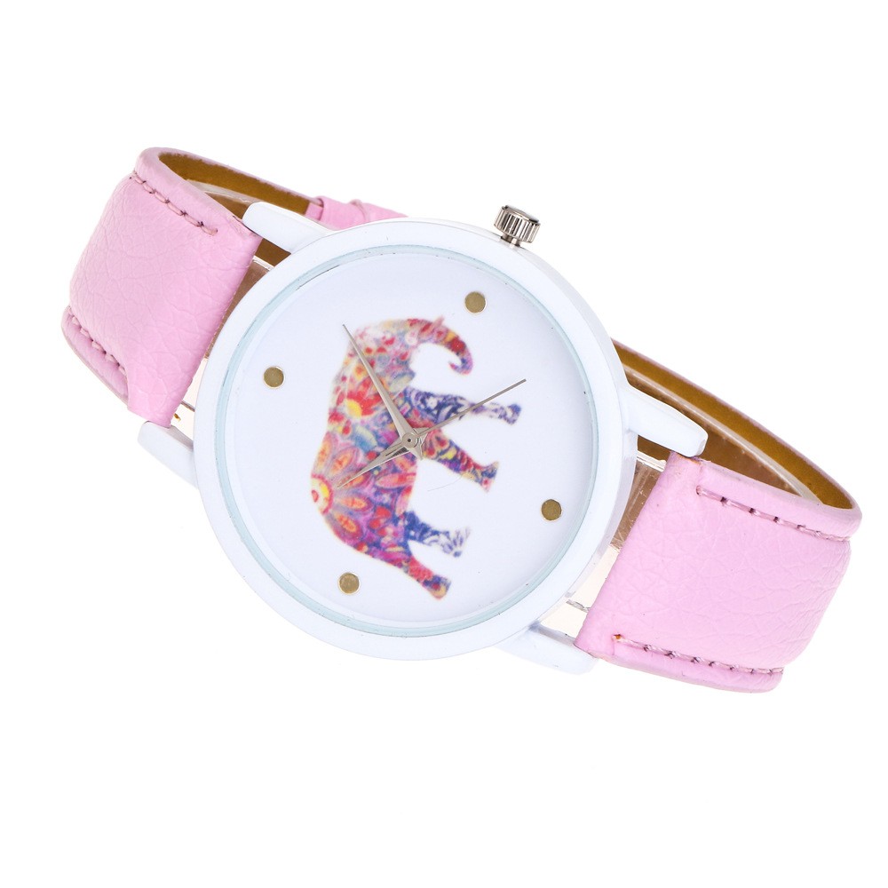 jam tangan gajah Geneva casual elephant watch (1J2) JWA021