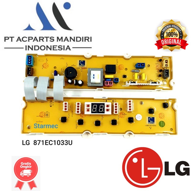 Modul PCB mesin cuci LG WF L750TC / WF -T620PS ( 6871EC1033U )