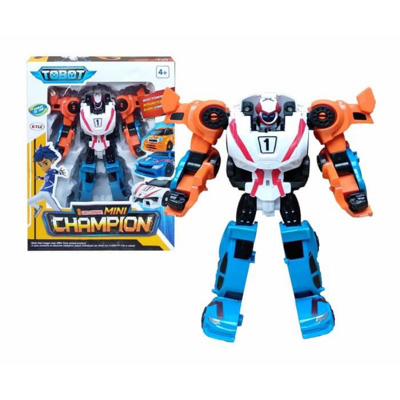 MAINAN ROBOT JUMBO / TOBBOT MINI CHAMPION TERMURAH 3cars